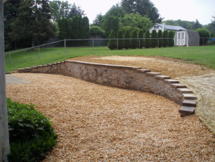 Emmaus Reataining Wall